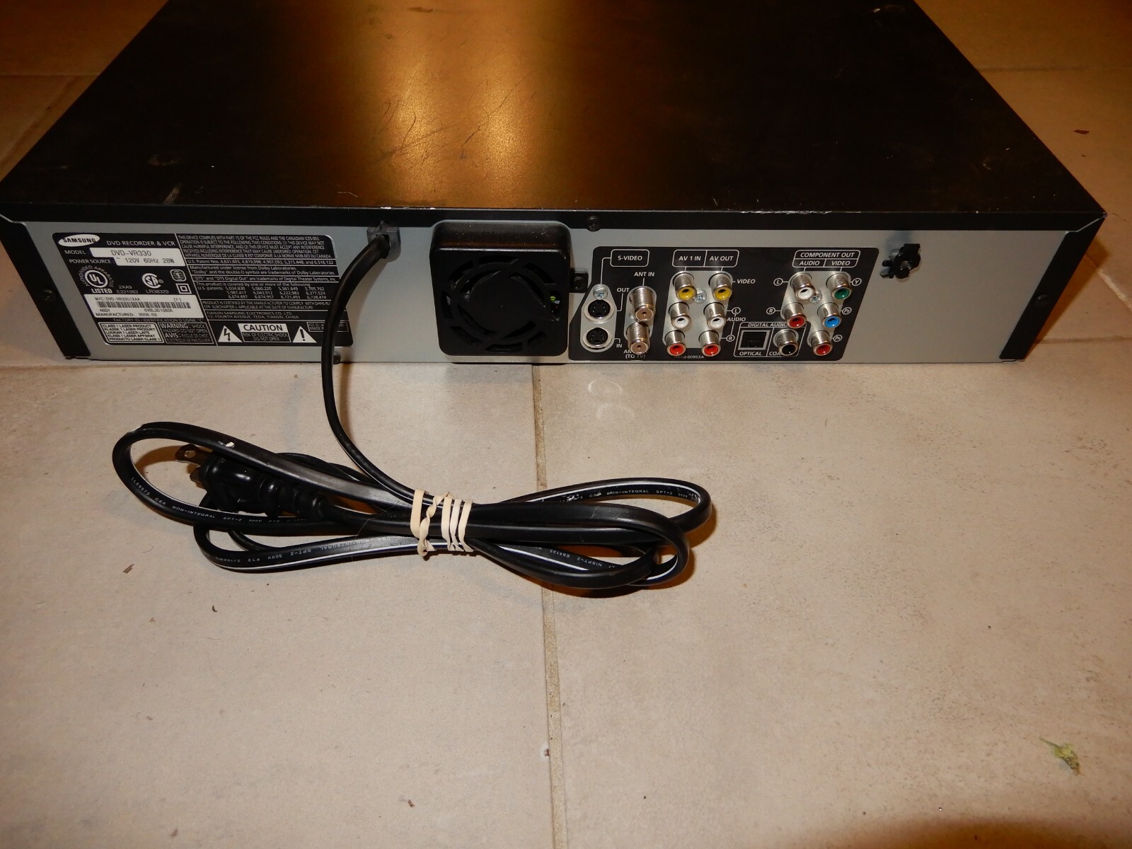 Samsung DVDVR330 DVD Player Recorder VHS VCR Combo eBay