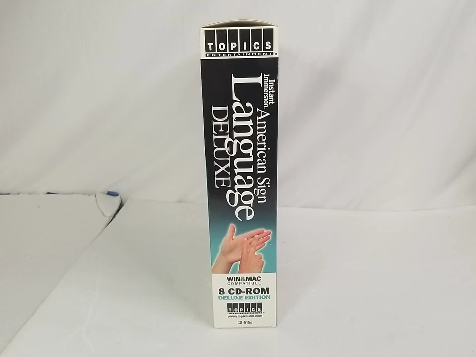 Lenguaje de Señas Americano Edición Deluxe Inmersión Instantánea 8-CD ROM Foto 4 de 4