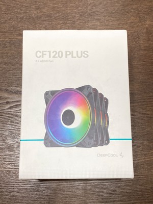 DEEPCOOL CF 120 PLUS (3 in 1) Addressable RGB Halo Ring PWM Fan 