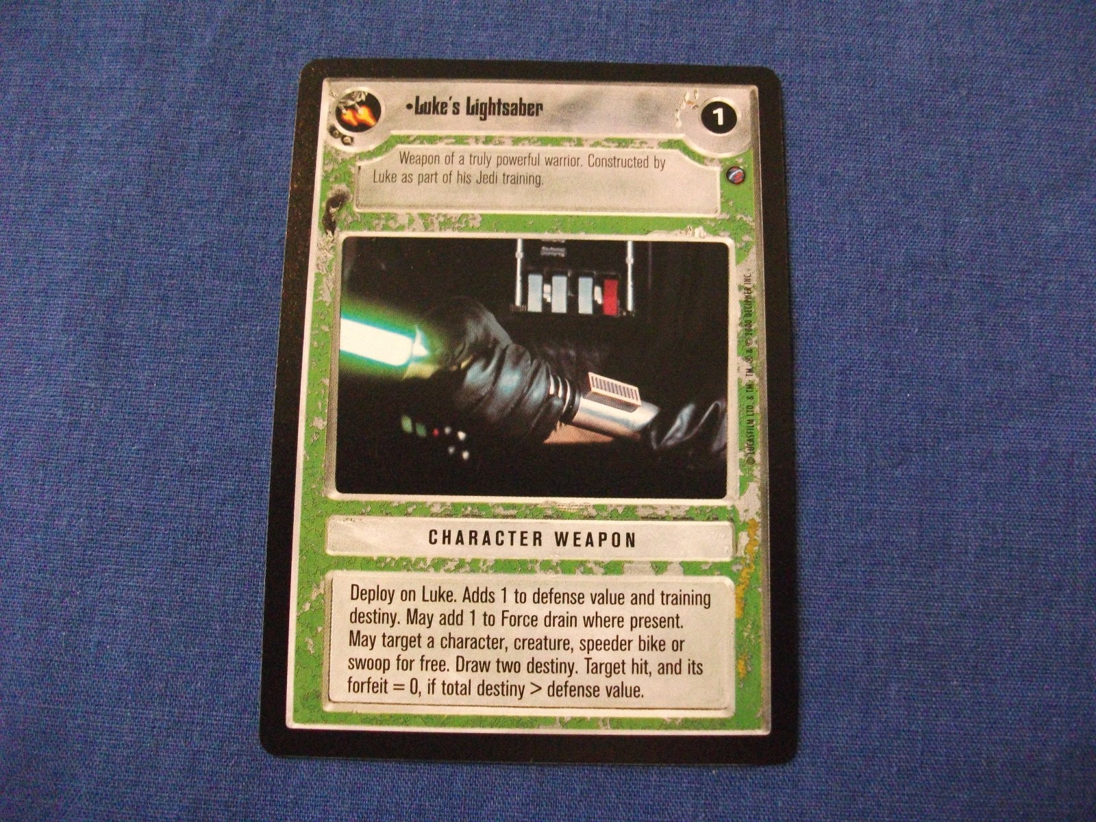 Star Wars CCG Death Star II Luke's Lightsaber