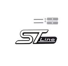 Ford Fiesta Focus Mondeo Ecosport Kuga Puma White ST Line Front Grille Badge