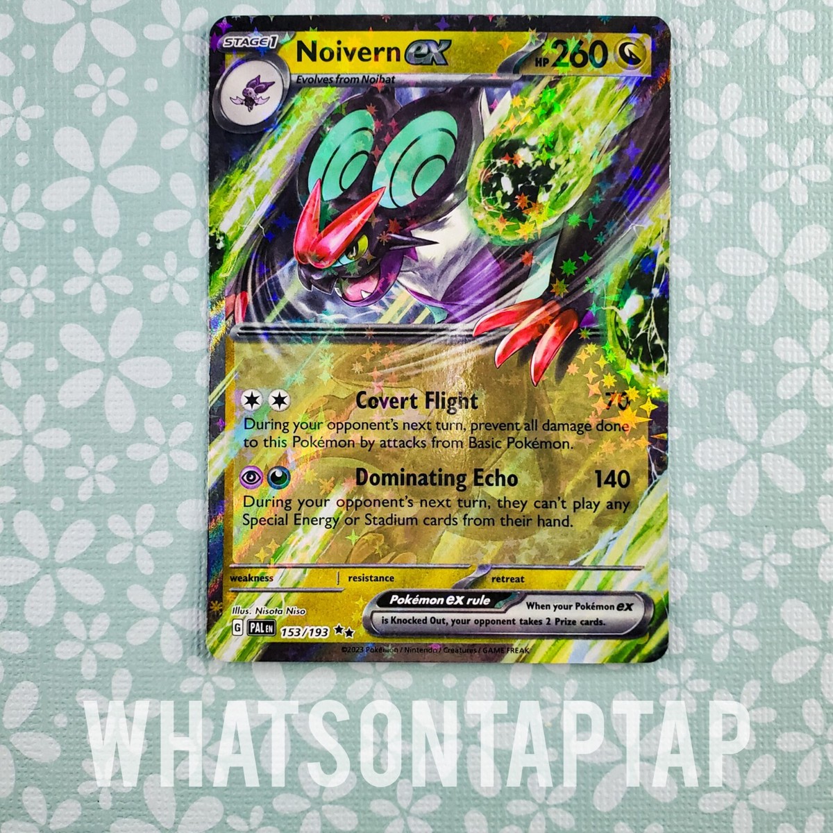 pokemon scarlet and violet paldea evolved rare cards Noivern ex 2023 Scarlet & Violet: Paldea Evolved #153/193 Double Rare Price Guide
