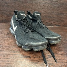 Nike Air VaporMax Flyknit 2 Men's Running Shoes Size 10.5 Black White 942842-001