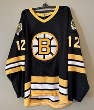 Vintage 1992-95 Boston Bruins CCM Adam Oates #12 Jersey - Made In Canada