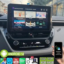 64G Stereo Radio For Toyota Corolla 12 2018-23 Carplay Android15 SWC Sat Nav 10"
