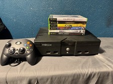Original Xbox Bundle W/ Controllers 6 Games - Tested