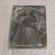 2026 Topps Chrome Star Wars 87 The Dutchess Of Plazir Blackwhite Shimmer. Zz4 2026 Topps Chrome Star Wars 87 The Dutchess Of Plazir Blackwhite Shimmer. Zz4