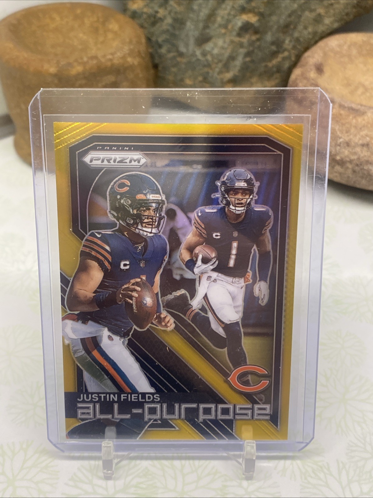 2023 SSP Panini Prizm Justin Fields All-Purpose Gold prizm 02 /10 c336