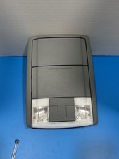 2011-2016 Ford F250 F350 Super Duty Overhead Console Storage Map Lights Gray Oem 2011-2016 Ford F250 F350 Super Duty Overhead Console Storage Map Lights Gray Oem