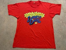 Vintage Nickelodeon Super Sloppy Double-Dare 90s Slime USA Made Size M/L T Shirt