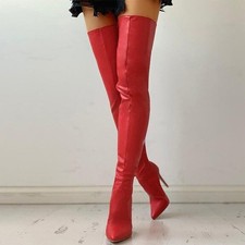 Women's Sexy Pointy Toe High Heel Over The Knee Thigh High Boots  Party Shoes/