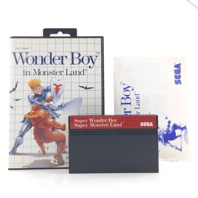 Sega Master System Spiel: Wonder Boy in Monster Land - OVP (PAL EUR)