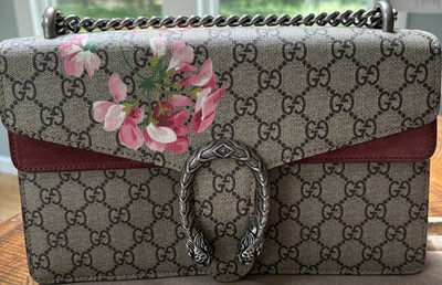 Gucci Dionysus GG Blooms Floral Print Chain Strap Shoulder Bag w/ Dust Bag