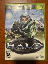 Halo: Combat Evolved Original Xbox in Case Black Label 1st Print Bungie