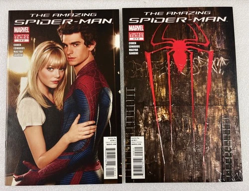 Amazing Spider-Man: the Movie #1-2 Full Limited Series (Marvel 2012) Photo Cover