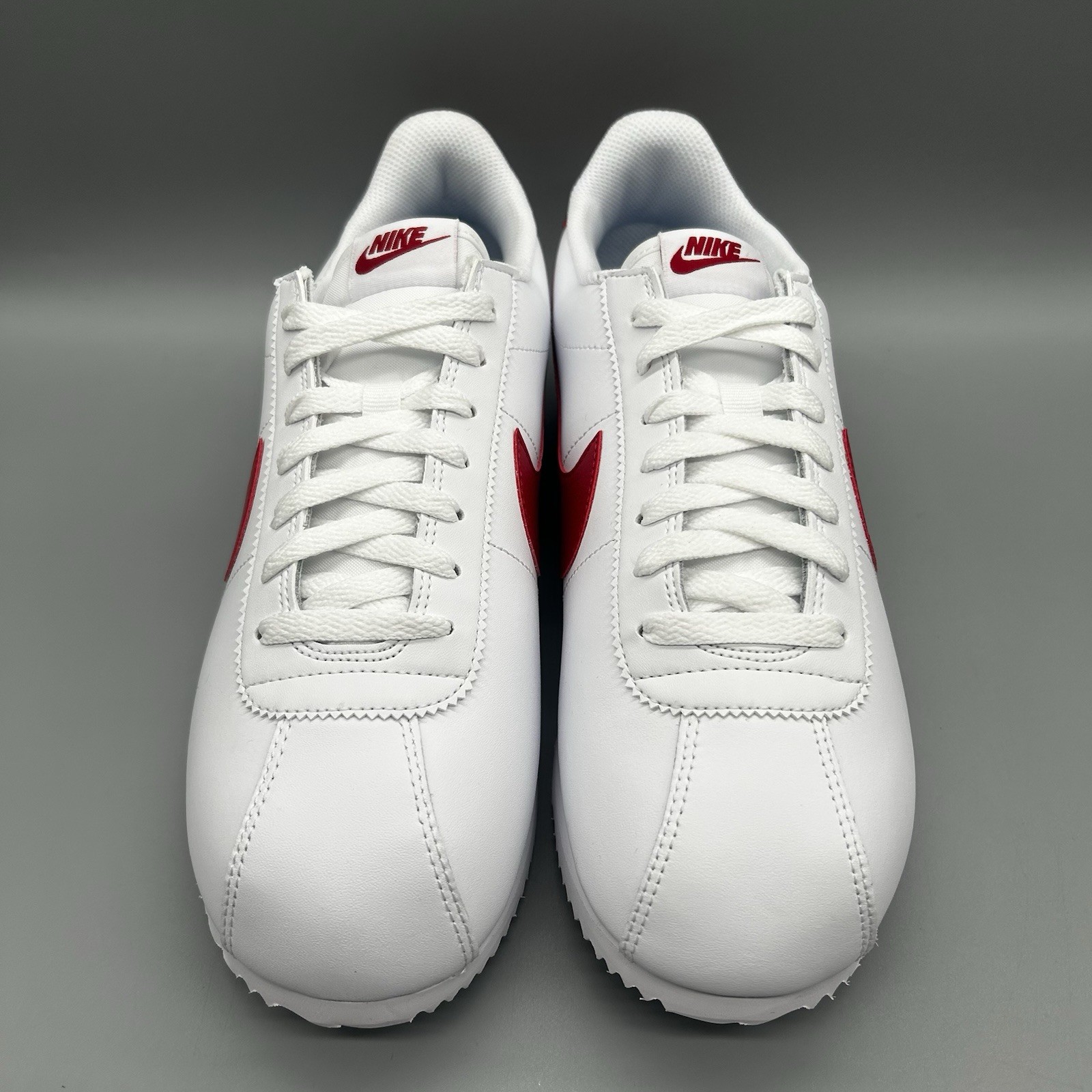 Nike Cortez Forrest Gump bianco rosso DN1791-108 uomo donna UK 9,5 terrazze casual foto 3