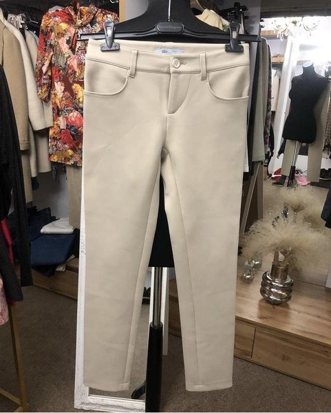 Women Blumarine Trousers Beige 36 / S / 44