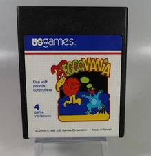 Atari 2600: EGGOMANIA Cartridge - Tested & Working - (a Paddle Game)