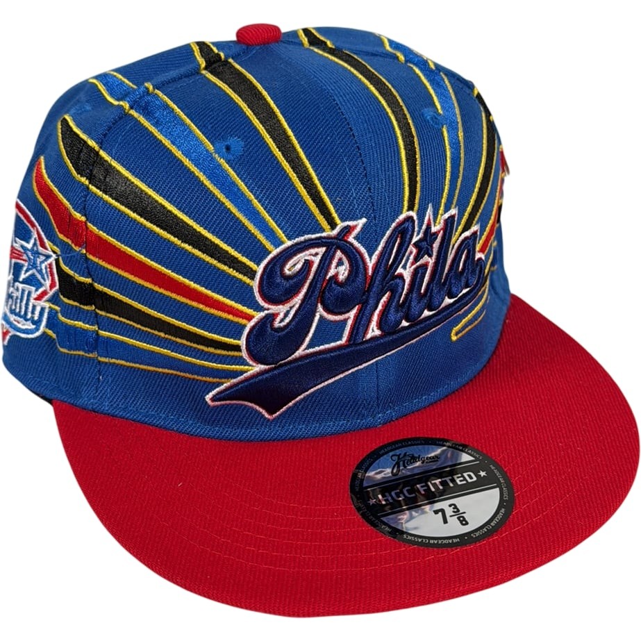Headgear Classics Philadelphia Philly Stars Cap Hat 7 3/8 Blue Red Negro League