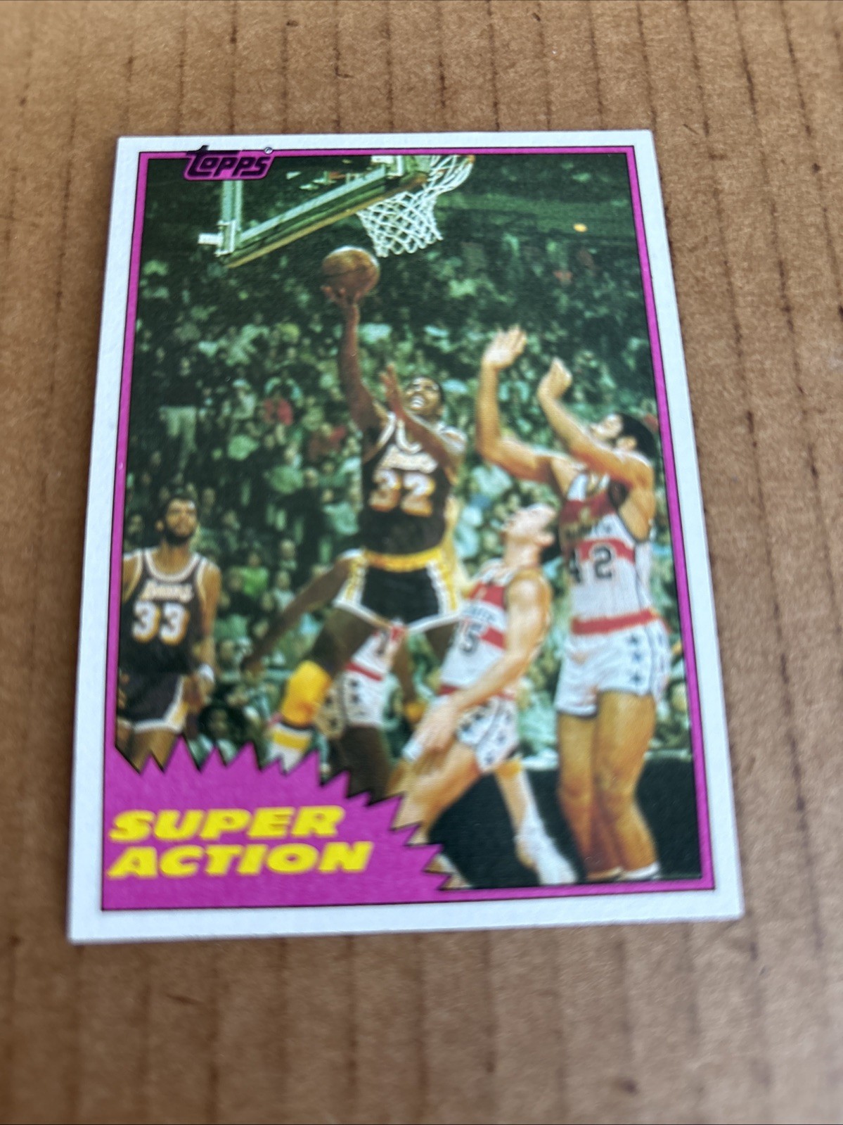 1981 Topps MAGIC JOHNSON #109 Los Angeles Lakers Basketball Card (f3)