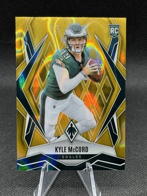  ROOKIE GOLD /10!  2025 Phoenix Gold Seismic Kyle McCord RC  
