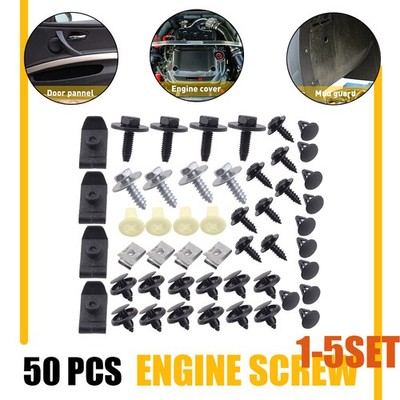 Bumper Splash Shield Engine Clips Screw Rivet Fastener For Toyota Lexus1-5set