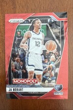 2024-25 Panini Prizm Monopoly - Ja Morant Ruby Wave Prizm Grizzlies NRA Member