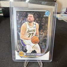 2025-26 Bowman Chrome Luka Dončić #BCV-123 Los Angeles Lakers NBA Card