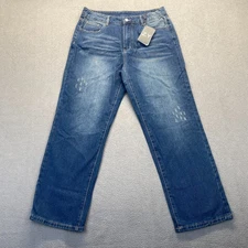 C.O.Z.Y Blue Jeans Mens Size Large,Demin New