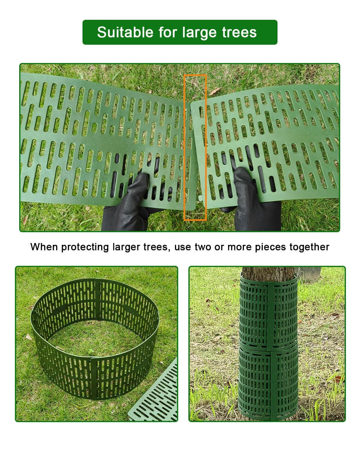 8Pcs Small Tree Trunk Protectors, Bark Guard, Breathable, Wildlife ...