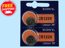 Sony CR1220 Lithium 3V Watch Battery Exp 2034  2Pc