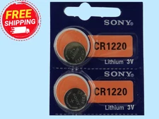 Sony CR1220 Lithium 3V Watch Battery (Exp 2034 )  2Pc
