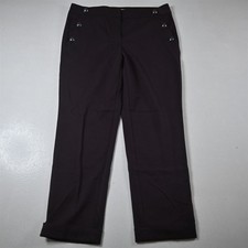 LOFT 8 Purple Sailor Skinny Dress Womens Pants