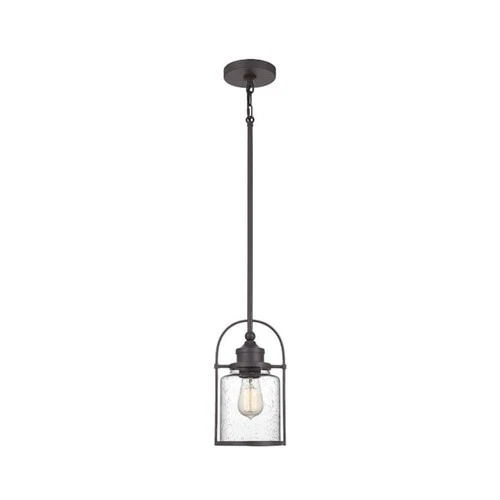 Quoizel Payson Outdoor Pendant, 1-Light 100 Total Watts, Western Bronze - Picture 1 of 8
