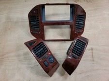 2001-2006 Mitsubishi Montero Center Lr Dash Radio Bezel Ac Vents Woodgrain Oem 2001-2006 Mitsubishi Montero Center Lr Dash Radio Bezel Ac Vents Woodgrain Oem