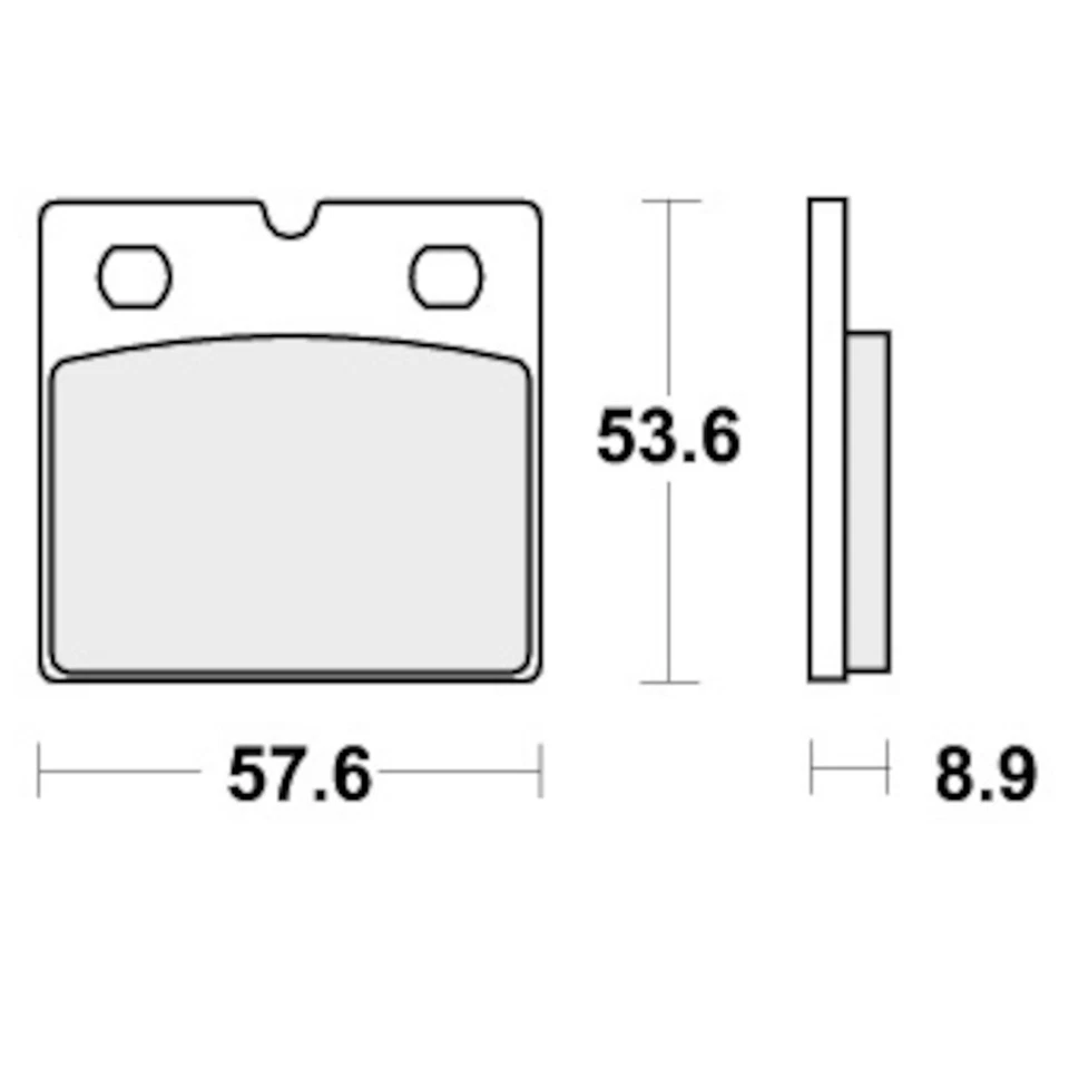Pastillas de freno para BMW K 75 S 1989-1995 Front Street SBS Foto 2 de 4