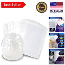 50 Transparent Paint Sprayer Bags - 7.8'' x 11.8'' Cup Liners for Easy Cleanup