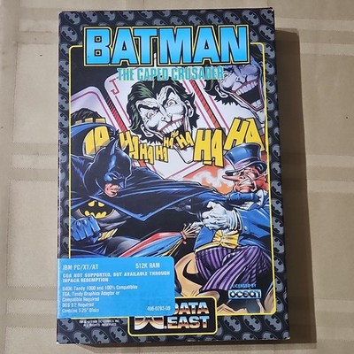 Data East Batman: The Caped Crusader PC Game (1988) Action/Adventure w/ Manual