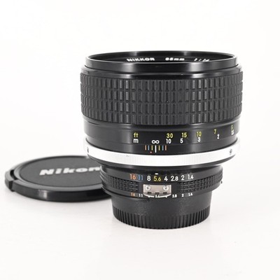 Nikon Nikkor AI-S 85mm f1.4 Lens AIS #533