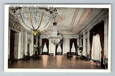 Washington DC-East Room, White House, Interior View, Vintage Postcard
