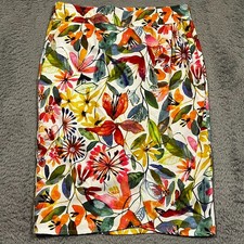 RipSkirt Hawaii Wildflower Watercolor Floral Wrap Swim Skirt Coverup Women's M