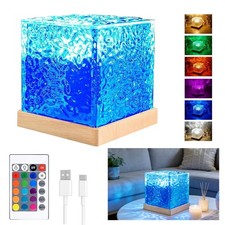 Northern Lights Projector Galaxy Lamp 16 Color LED Mood Light Remote Ocean Wave
