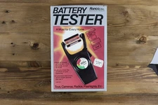Rare Find Vintage 1979 Ronco Battery Tester Universal As Seen On TV In Box PROP