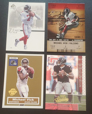 Michael Vick Atlanta Falcons NFL 4 Card Lot