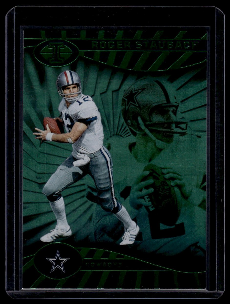 2024 Panini Illusions #97 Roger Staubach Emerald Trophy Collection