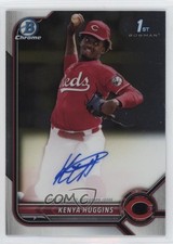 2022 Bowman Draft Chrome Draft Pick Auto Kenya Huggins #CDA-KH Auto 0w47