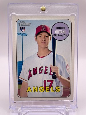 2018 Topps Heritage Shohei Ohtani High Number Rookie Card #600 RC