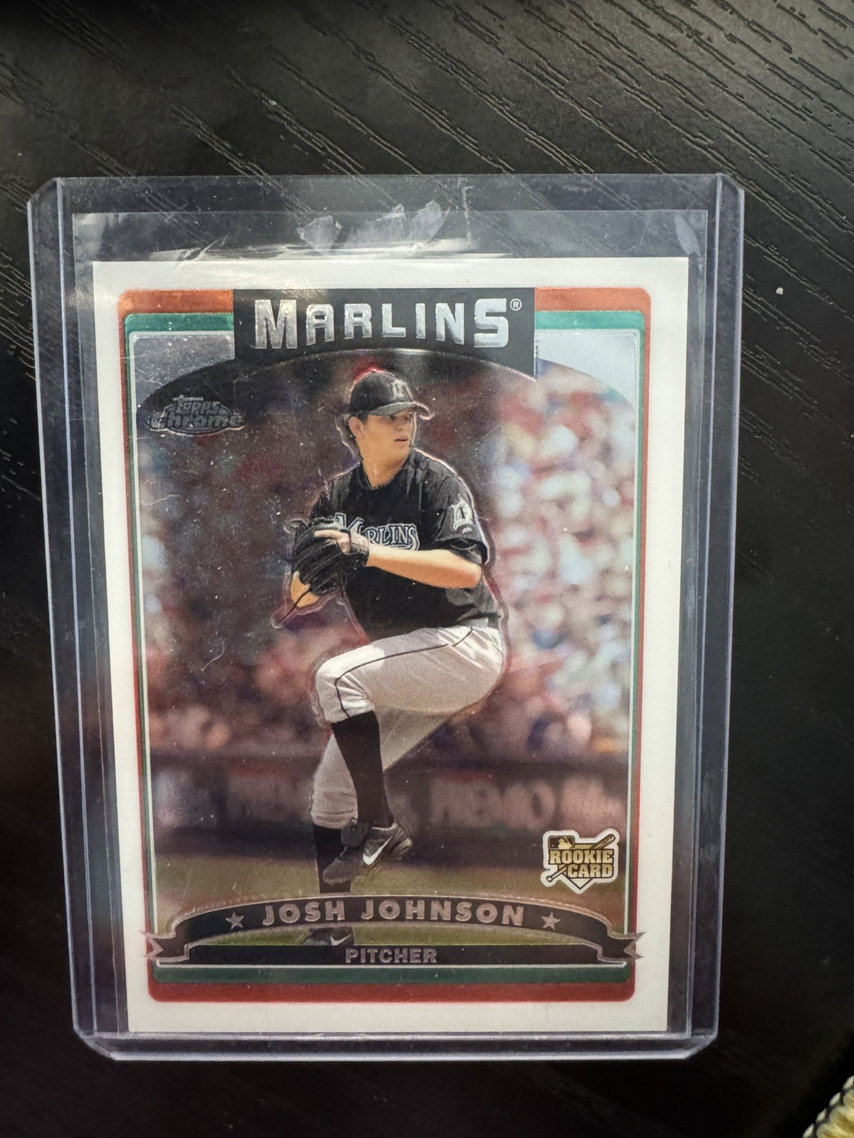 JOSH JOHNSON 2006 Topps Chrome Rookie Logos Card #CRC32 Florida Marlins /599