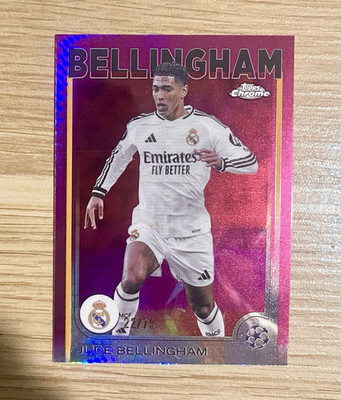 2024-25 Topps  #22 Jude Bellingham Magenta Refractor /75 🔥 REAL MADRID/ENGLAND 