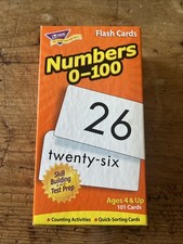 Trend Number Flash Cards 0-100
